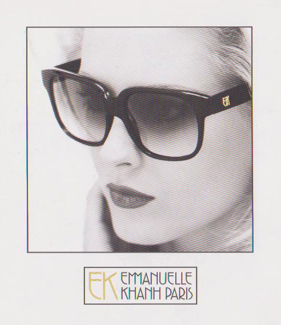 Decouvrez la collection de lunettes solaires Emmanuelle Khanh chez Zaff Optical